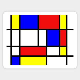 Mondrian Sticker